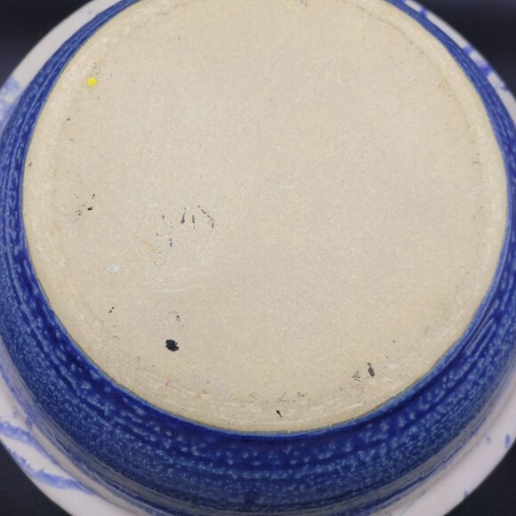 Splatter Bowl 10 Inch Ceramic Large Stoneware Glaze Shiny Large 3 Inch Tall - Picture 5 of 10